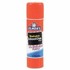 Elmer's School Glue Stick, 0.77 Oz, Dries Clear