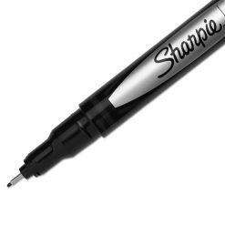 Sharpie Water-Resistant Ink Porous Point Pen, Stick, Fine 0.4 Mm, Black Ink, Black/Gray Barrel, Dozen 4 Sharpie Water-Resistant Ink Porous Point Pen, Stick, Fine 0.4 Mm, Black Ink, Black/Gray Barrel, Dozen -SAFAVIEH Shop 226190