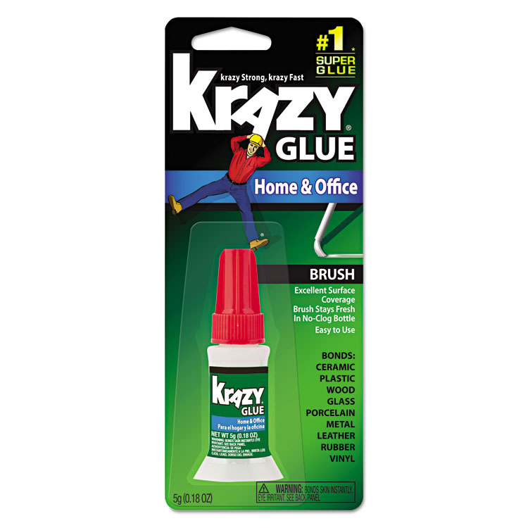 All Purpose Brush-On Krazy Glue, 0.18 oz, Dries Clear Krazy Glue® All Purpose Brush-On Krazy Glue, 0.18 Oz, Dries Clear -SAFAVIEH Shop 229741