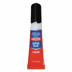 Loctite Super Glue Liquid Tubes, 0.07 Oz, Dries Clear, 2/Pack