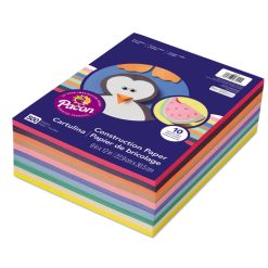 Pacon Rainbow Super Value Construction Paper Ream, 45 Lb Text, 9 X 12, Assorted, 500/Pack