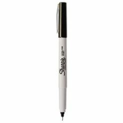 Sharpie Ultra Fine Tip Permanent Marker, Extra-Fine Needle Tip, Black, Dozen