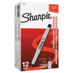 Sharpie Ultra Fine Tip Permanent Marker, Extra-Fine Needle Tip, Black, Dozen 4 Sharpie Ultra Fine Tip Permanent Marker, Extra-Fine Needle Tip, Black, Dozen -SAFAVIEH Shop 285322