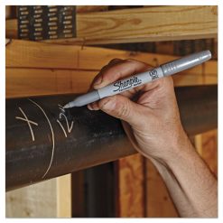 Sharpie Metallic Fine Point Permanent Marker Value Pack, Fine Bullet Tip, Metallic Silver, 36/Pack -SAFAVIEH Shop 285971