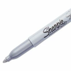 Sharpie Metallic Fine Point Permanent Marker Value Pack, Fine Bullet Tip, Metallic Silver, 36/Pack -SAFAVIEH Shop 285974