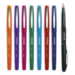 Universal Porous Point Pen, Stick, Medium 0.7 Mm, Assorted Ink And Barrel Colors, 8/Pack