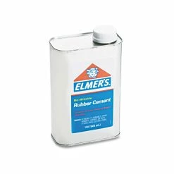 Elmer's Rubber Cement, 32 Oz, Dries Clear
