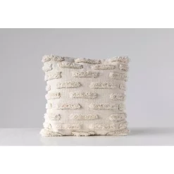 Throw Pillows 3R Studios White Fringe Embroidered 20 In. X 20 In. Throw Pillow -SAFAVIEH Shop 3r studios throw pillows df1625 76 1000