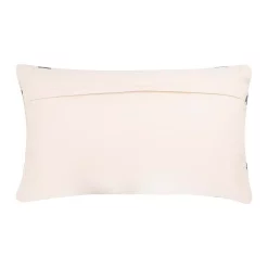 Throw Pillows 3R Studios Off-White With Blue And Brown Pattern Lumbar 26 In. X 16 In. Throw Pillow -SAFAVIEH Shop 3r studios throw pillows df1653 fa 1000