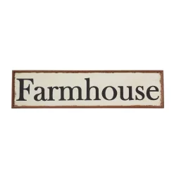 Wall Signs 3R Studios 48 In. L Combo Board Wood Hand-Painted Farmhouse Wall Decor