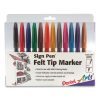 Pentel Arts® Sign Pen Fine Point Color Marker, Extra-Fine Bullet Tip, Assorted Colors, 12/Set -SAFAVIEH Shop 661657