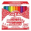 Cra-Z-Art Super Washable Markers, Broad Bullet Tip, Assorted Colors, 40/Set 1 Cra-Z-Art Super Washable Markers, Broad Bullet Tip, Assorted Colors, 40/Set -SAFAVIEH Shop 701086