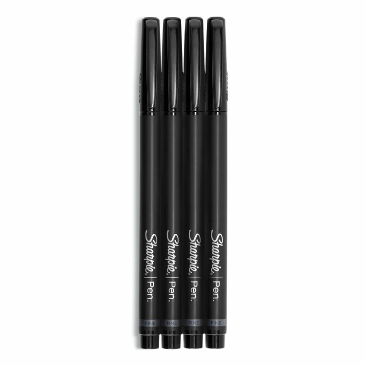 Sharpie Water-Resistant Ink Porous Point Pen Value Pack, Stick, Fine 0.4 Mm, Black Ink, Black Barrel, 36/Pack 4 Sharpie Water-Resistant Ink Porous Point Pen Value Pack, Stick, Fine 0.4 Mm, Black Ink, Black Barrel, 36/Pack - Image 3