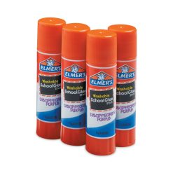 Elmer's Washable School Glue Sticks, 0.24 Oz, Applies Purple, Dries Clear, 4/Pack 3 Elmer's Washable School Glue Sticks, 0.24 Oz, Applies Purple, Dries Clear, 4/Pack -SAFAVIEH Shop 803865