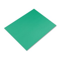 Pacon Four-Ply Railroad Board, 22 X 28, Holiday Green, 25/Carton