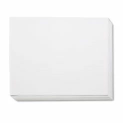 Pacon Four-Ply Railroad Board, 22 X 28, White, 100/Carton