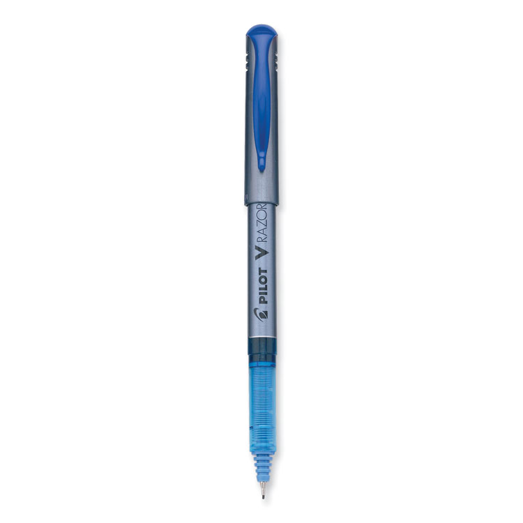 V Razor Point Liquid Ink Porous Point Pen, Stick, Extra-Fine 0.5 mm, Blue Ink, Gray Barrel, Dozen Pilot V Razor Point Liquid Ink Porous Point Pen, Stick, Extra-Fine 0.5 Mm, Blue Ink, Gray Barrel, Dozen -SAFAVIEH Shop 824835