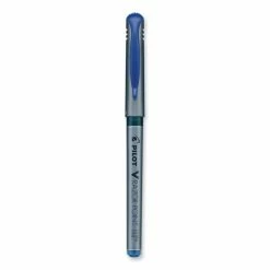 Pilot V Razor Point Liquid Ink Porous Point Pen, Stick, Extra-Fine 0.5 Mm, Blue Ink, Gray Barrel, Dozen -SAFAVIEH Shop 824837