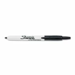 Sharpie Retractable Permanent Marker, Fine Bullet Tip, Black -SAFAVIEH Shop 85637