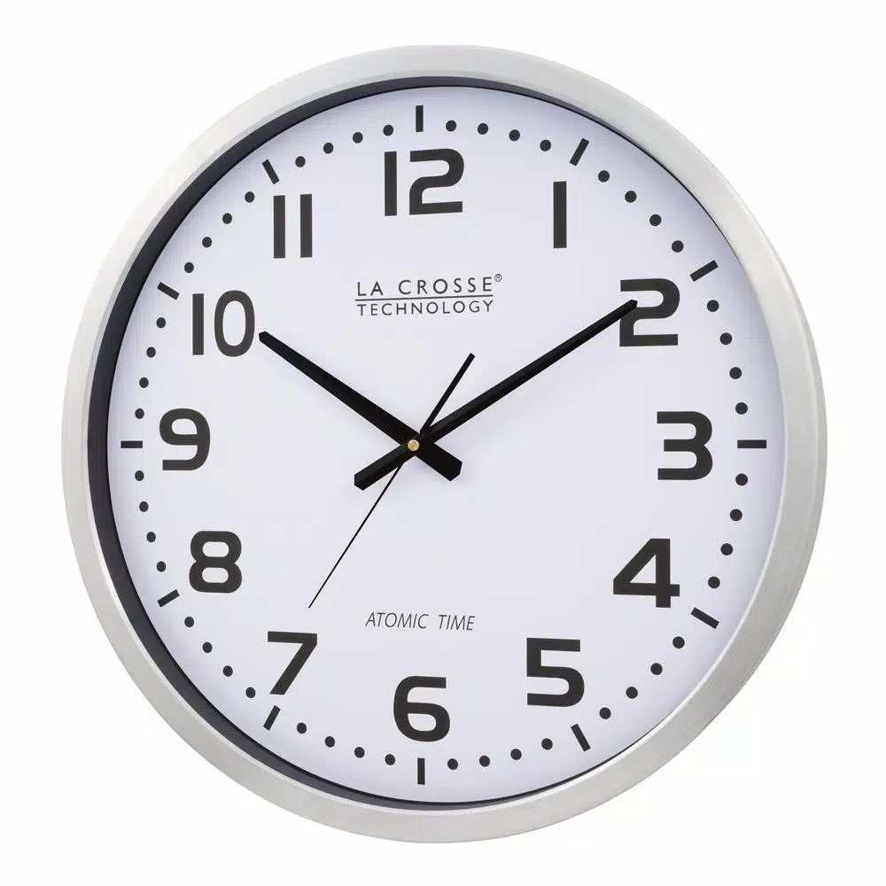 Wall Clocks La Crosse Technology 20 In. Large Analog Wall Clock 5 Wall Clocks La Crosse Technology 20 In. Large Analog Wall Clock - Image 3