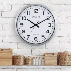Wall Clocks La Crosse Technology 20 In. Large Analog Wall Clock