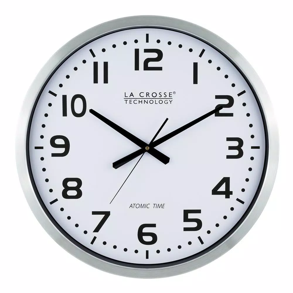 Wall Clocks La Crosse Technology 20 In. Large Analog Wall Clock 4 Wall Clocks La Crosse Technology 20 In. Large Analog Wall Clock - Image 2