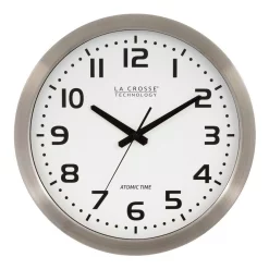 Wall Clocks La Crosse Technology 16 In. Analog Atomic Clock