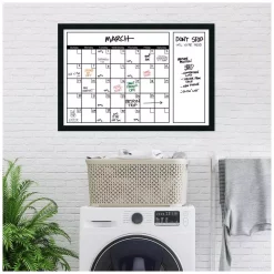 Memo Boards Amanti Art White Calendar 38 In. W X 26 In. H Framed Glass Dry Erase Board -SAFAVIEH Shop amanti art memo boards dsw2973076 76 1000