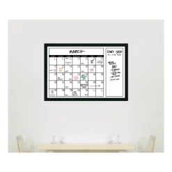 Memo Boards Amanti Art White Calendar 38 In. W X 26 In. H Framed Glass Dry Erase Board -SAFAVIEH Shop amanti art memo boards dsw2973076 fa 1000
