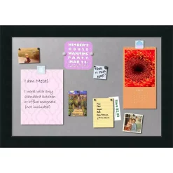 Memo Boards Amanti Art Corvino Black Wood 41 In. W X 29 In. H Framed Magnetic Board -SAFAVIEH Shop amanti art memo boards dsw3908087 1f 1000