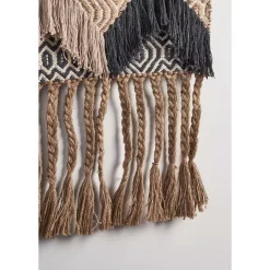 Wall Accents LR Home Trellis Beige / Charcoal Geometric Braided Fringed Wall Tapestry 10 Wall Accents LR Home Trellis Beige / Charcoal Geometric Braided Fringed Wall Tapestry -SAFAVIEH Shop beige charcoal lr home tapestries wallh80222bcl1622 e1 1000
