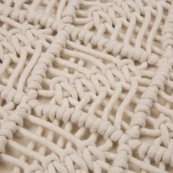 Throw Pillows Glitzhome 18 In. L X 18 In. W Hollow-Carved Handmade Cotton Rope Pillow Cover With Tassel 12 Throw Pillows Glitzhome 18 In. L X 18 In. W Hollow-Carved Handmade Cotton Rope Pillow Cover With Tassel -SAFAVIEH Shop beige cream glitzhome throw pillows 1513203425 1f 1000