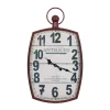 Wall Clocks LITTON LANE 33 In. X 19 In. Antique Reproduction Style Wall Clock -SAFAVIEH Shop beige litton lane wall clocks 52530 64 1000