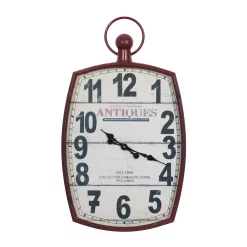 Wall Clocks LITTON LANE 33 In. X 19 In. Antique Reproduction Style Wall Clock