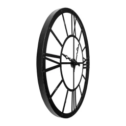 Wall Clocks 3R Studios Black Metal Framed Wall Clock 10 Wall Clocks 3R Studios Black Metal Framed Wall Clock -SAFAVIEH Shop black 3r studios wall clocks ec0213 1f 1000