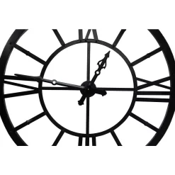 Wall Clocks 3R Studios Black Metal Framed Wall Clock 11 Wall Clocks 3R Studios Black Metal Framed Wall Clock -SAFAVIEH Shop black 3r studios wall clocks ec0213 31 1000