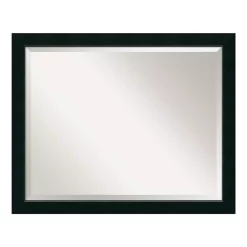 Mirrors Amanti Art Nero 31 In. W X 25 In. H Framed Rectangular Bathroom Vanity Mirror In Black 10 Mirrors Amanti Art Nero 31 In. W X 25 In. H Framed Rectangular Bathroom Vanity Mirror In Black -SAFAVIEH Shop black amanti art mirrors dsw3863581 1f 1000