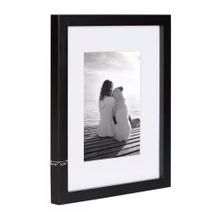 Picture Frames DesignOvation Gallery 8 In. X 10 In. Matted To 5 In. X 7 In. Black Picture Frame (Set Of 4) -SAFAVIEH Shop black designovation picture frames 209131 4f 1000