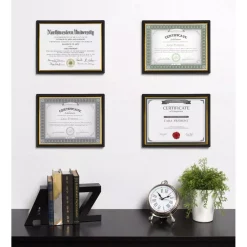 DesignOvation Corporate Document 8.5 In. X 11 In. Black Picture Frames (Set Of 12) 13 DesignOvation Corporate Document 8.5 In. X 11 In. Black Picture Frames (Set Of 12) -SAFAVIEH Shop black designovation picture frames 211520 31 1000