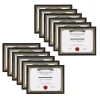 DesignOvation Corporate Document 8.5 In. X 11 In. Black Picture Frames (Set Of 12) 2 DesignOvation Corporate Document 8.5 In. X 11 In. Black Picture Frames (Set Of 12) -SAFAVIEH Shop black designovation picture frames 211520 64 1000