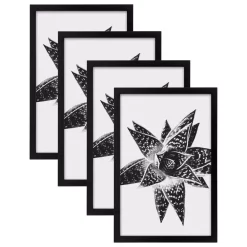 Picture Frames DesignOvation Gallery 11 In. X 17 Black Picture Frame (Set Of 4)