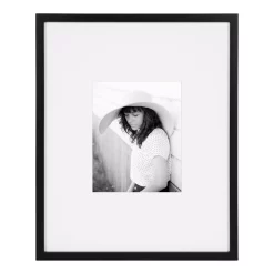 Picture Frames DesignOvation Gallery 16 In. X 20 In. Matted To 8 In. X 10 In. Black Picture Frame