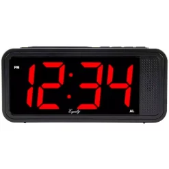 Table Clocks Equity By La Crosse Red 1.8 In. LED Quick Set Electric Alarm Table Clock With HI/LO Dimmer -SAFAVIEH Shop black equity by la crosse table clocks 75907 76 1000