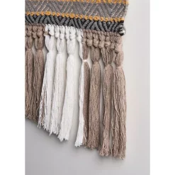 Wall Accents LR Home Trellis Neutral Black / Gray Geometric Fringe Wall Tapestry 14 Wall Accents LR Home Trellis Neutral Black / Gray Geometric Fringe Wall Tapestry -SAFAVIEH Shop black gray lr home tapestries wallh80223mlt1622 44 1000