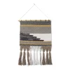 Wall Accents LR Home Trellis Neutral Black / Gray Geometric Fringe Wall Tapestry 1 Wall Accents LR Home Trellis Neutral Black / Gray Geometric Fringe Wall Tapestry -SAFAVIEH Shop black gray lr home tapestries wallh80223mlt1622 64 1000