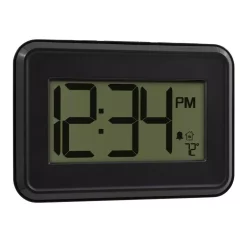 Table Clocks La Crosse Technology Digital Wall Clock With Temperature & Countdown Timer -SAFAVIEH Shop black la crosse technology table clocks 513 113 1f 1000