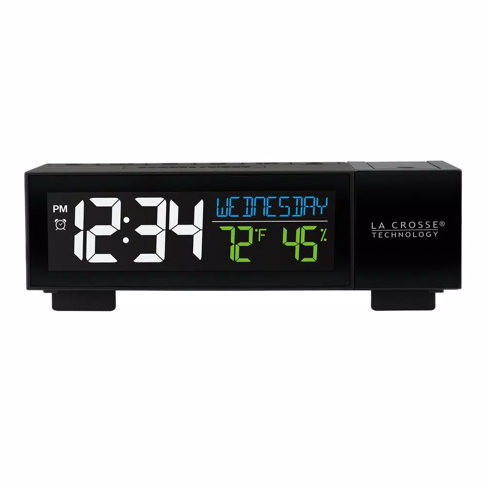 Table Clocks La Crosse Technology Pop-Up Bar Projection Alarm Clock With USB Charging Port 7 Table Clocks La Crosse Technology Pop-Up Bar Projection Alarm Clock With USB Charging Port - Image 5