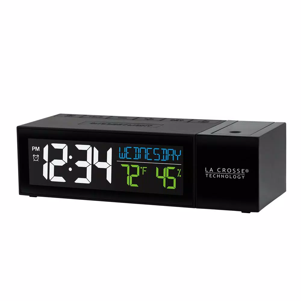 Table Clocks La Crosse Technology Pop-Up Bar Projection Alarm Clock With USB Charging Port 5 Table Clocks La Crosse Technology Pop-Up Bar Projection Alarm Clock With USB Charging Port - Image 3