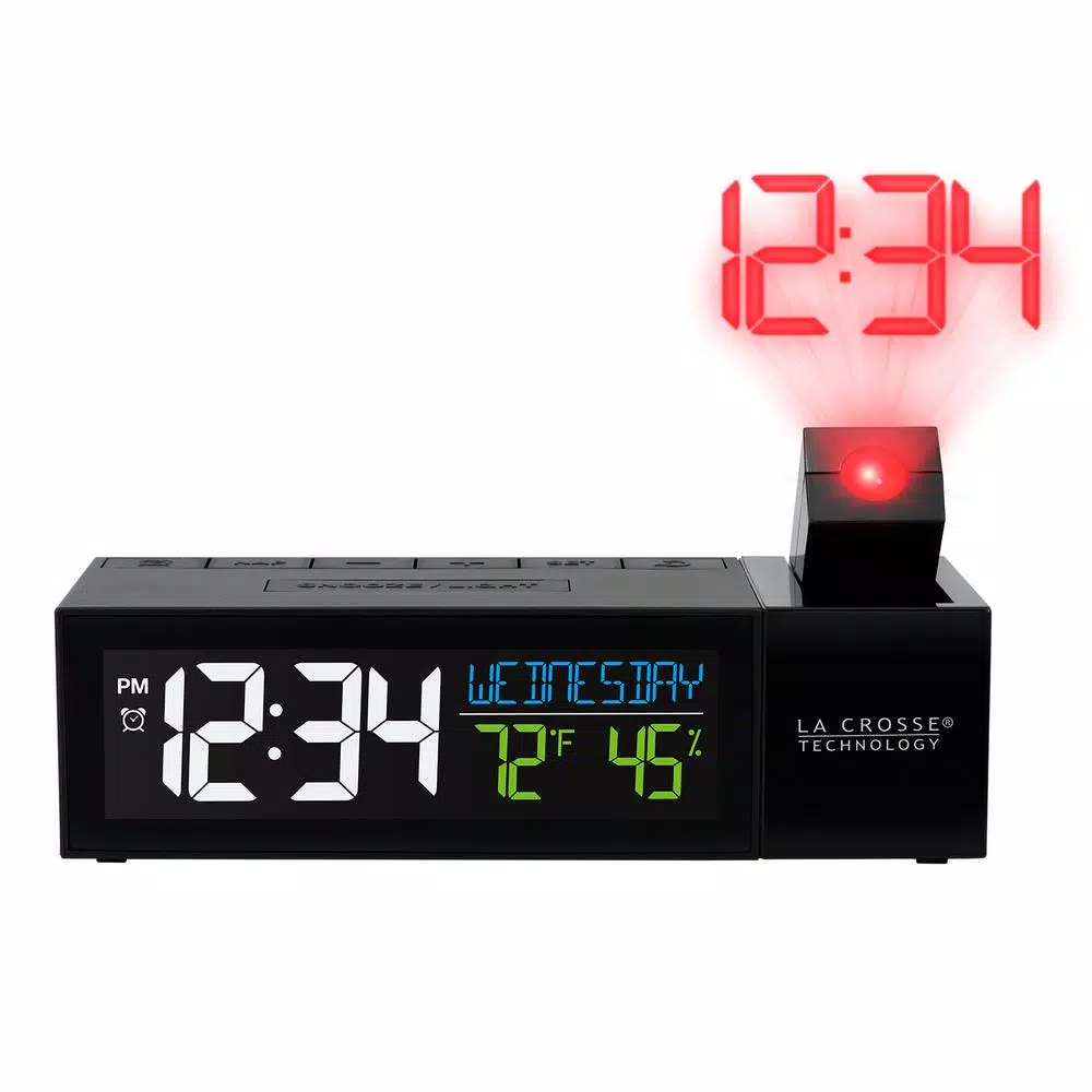 Table Clocks La Crosse Technology Pop-Up Bar Projection Alarm Clock With USB Charging Port 10 Table Clocks La Crosse Technology Pop-Up Bar Projection Alarm Clock With USB Charging Port - Image 8
