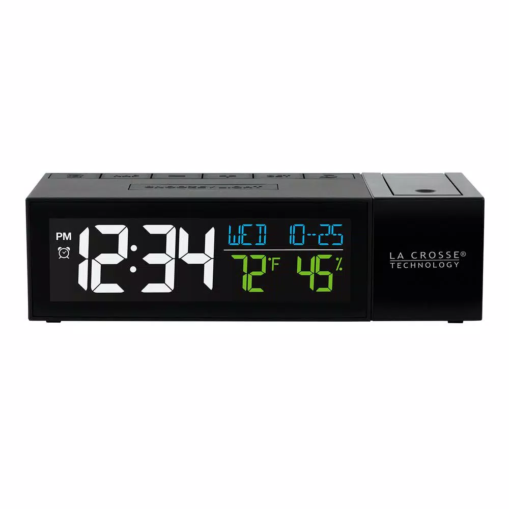 Table Clocks La Crosse Technology Pop-Up Bar Projection Alarm Clock With USB Charging Port 6 Table Clocks La Crosse Technology Pop-Up Bar Projection Alarm Clock With USB Charging Port - Image 4